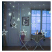 Dekorační světelný řetěz WHITE STARS délka 410 cm výška 60-100 cm Mybesthome