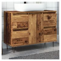 vidaXL Koupelnová skříňka old wood 80 x 33 x 60 cm kompozitní dřevo