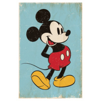 Plakát, Obraz - Myšák Mickey (Mickey Mouse) - Retro, 61x91.5 cm