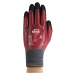 Ansell Pracovní rukavice EDGE® 48-919, červená/černá, bal.j. 12 párů, velikost 9