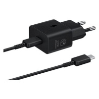 Samsung cestovní nabíječka USB-C 25W + USB-C datový kabel Black (Bulk)