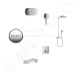 Hansgrohe 27127000 - Sprchový set Showerpipe 300 s termostatem ShowerTablet Select, 3 proudy, ch