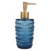Dávkovač mýdla | MONSATO | sklo modré | 8X8X17,8 cm | 866703 Homla