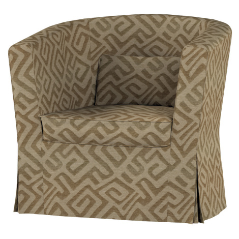Dekoria Potah na křeslo IKEA Ektorp Tullsta, mocca, křeslo Ektorp Tullsta, Cosy Home, 144-80