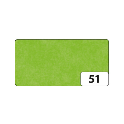 Hedvábný papír 50 × 70 cm, 20 g, 26 listů - barva světle zelená Bringmann - Folia Paper