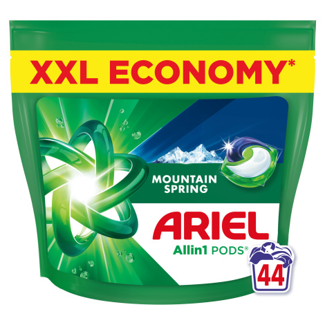 Ariel Mountain Spring Allin1 kapsle na praní 44 ks