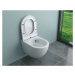 Kielle Oudee Závěsné kompaktní WC se sedátkem SoftClose, Vortex Rimless, bílá 30102002