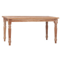 vidaXL Konferenční stolek Batavia 90 x 50 x 45 cm bělený masivní teak