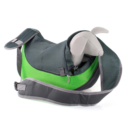 Vsepropejska Travel 2 taška pro psa přes rameno Barva: Zelená, Dle váhy psa: do 2 kg