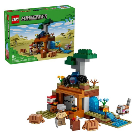 LEGO® Minecraft 21269 Výprava do dolu a pásovec