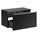 ArtCom Koupelnová skříňka s deskou SANTA FE Black D80/1 | 80 cm