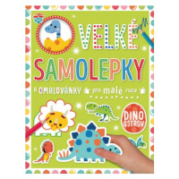 Velké samolepky a omalovánky pro malé ruce Dino ostrov - Lynch Stuart