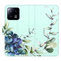 iSaprio flip pouzdro Blue Flowers pro Xiaomi 13