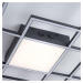 PAUL NEUHAUS Q-Asmin LED stropní svítidlo Smart Home 80x80 černá ZigBee 2700-5000K PN 6073-18