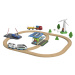 Playtive Dřevěná železnice Staveniště / Obnovitelné zdroje energie (obnovitelné zdroje energie)