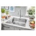 Grohe 31719SD0 - Dřez K200, 53x46 cm, kartáčovaná nerez ocel