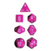 Sada kostek Chessex Opaque Polyhedral 7-Die Set - light Purple with White