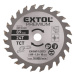 EXTOL PREMIUM 8893022D kotouč pilový s SK plátky 89x1,6x10mm, 24T