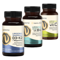 NUPREME Set Liposomal C + Liposomal B12+ Liposomal D3/K2 3 x 30 kapslí