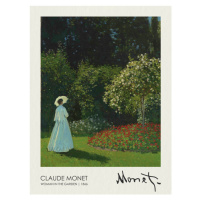 Obrazová reprodukce Jeanne Marie Lecadre In The Garden (1866), Claude Monet, 30 × 40 cm