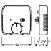 ABB podlahový termostat 1032-0-0498 (1095 UF-507) 2CKA001032A0498