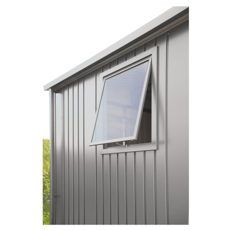 Okenní prvek pro zahradní domky Biohort - Europa, stříbrný