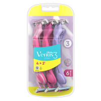 Gillette Venus 3 Colors Pohotová Holítka, Balení 6