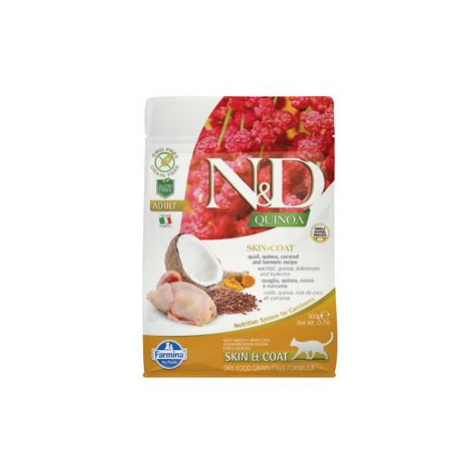 N&d Quinoa Cat Skin & Coat Quail & Coconut 300g