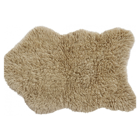 Lorena Canals koberce Vlněný koberec Woolly - Sheep Beige - 75x110 tvar kožešiny cm