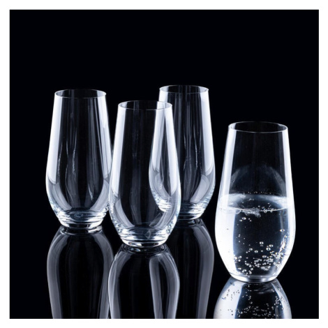 Sada 4 ks vysokých křišťálových sklenic 580 ml decoDoma