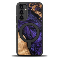 Pouzdro Bewood Unique na Samsung Galaxy A54 5G Violet s MagSafe