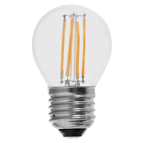 Retro LED žárovka E27, 6W, 600LM, 300°, G45 Neutrální bílá Donoci
