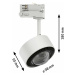 PAULMANN ProRail3 LED lištový spot Aldan 800lm 8,2W 4000K 230V bílá/černá