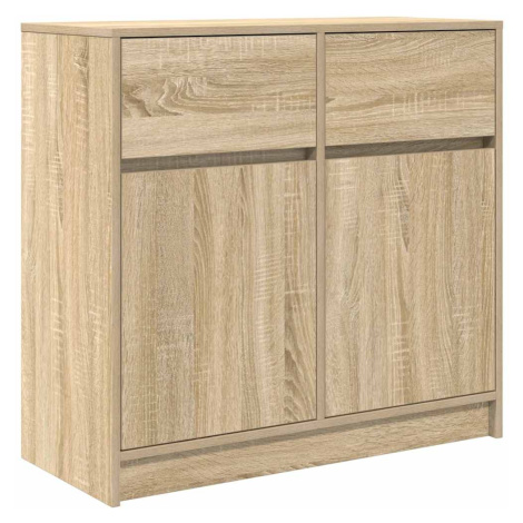 vidaXL Příborník se zásuvkou Sonoma Dub 80x34x76 cm Dřevěné konstrukce