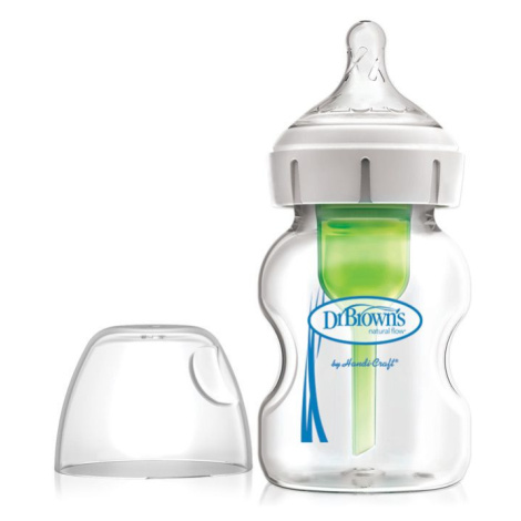 Dr.Browns Kojenecká láhev Anti-colic skleněná široká 150 ml 1 ks