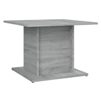 SHUMEE Konferenční stolek šedý sonoma 55,5 × 55,5 × 40 cm dřevotříska, 813096