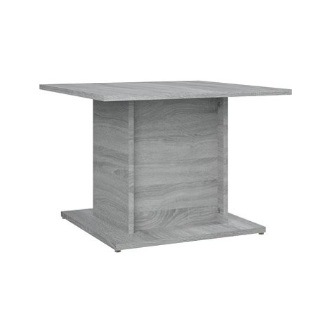 SHUMEE Konferenční stolek šedý sonoma 55,5 × 55,5 × 40 cm dřevotříska, 813096