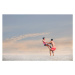 Fotografie Young sporty couple practicing acroyoga exercises, Sergio Lacueva, 40 × 26.7 cm