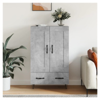 vidaXL Skříň highboard betonově šedá 69,5x31x115 cm kompozitní dřevo