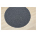 Vopi koberce Kusový koberec Nature antracit kruh - 120x120 (průměr) kruh cm