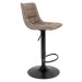 Norddan Designová barová židle Dominik světle hnědá