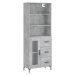 vidaXL Skříň highboard betonově šedá 69,5x34x180 cm kompozitní dřevo