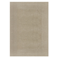 Flair Rugs koberce Kusový ručně tkaný koberec Tuscany Textured Wool Border Natural - 200x290 cm