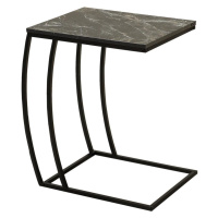 Adore Furniture Odkládací stolek 65x35 cm černá