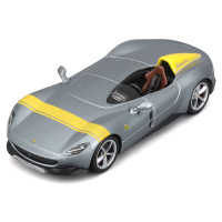 Bburago 1:43 Ferrari  Signature Series - Ferrari Monza SP1 - Silver/ Yellow