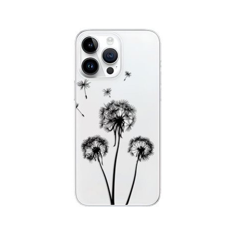 iSaprio Three Dandelions pro black pro iPhone 15 Pro Max