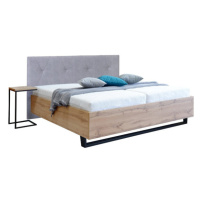 Dřevěná postel Alexandra 180x200, dub, bez matrace