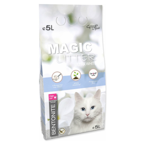 Podestýlka Magic Litter Bentonite Ultra White 5l MAGIC CAT