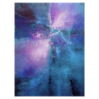 Ilustrace energy - pink and violet, Annette Schmucker, (30 x 40 cm)