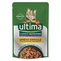 Ultima Cat Expert Nutrition Difficult Appetite tuňák a kuřecí - výhodné balení: 48 x 70 g